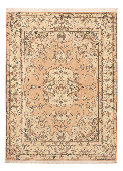 Täbriz - 50 Raj Teppich 153x203cm - Perserteppich - caramel