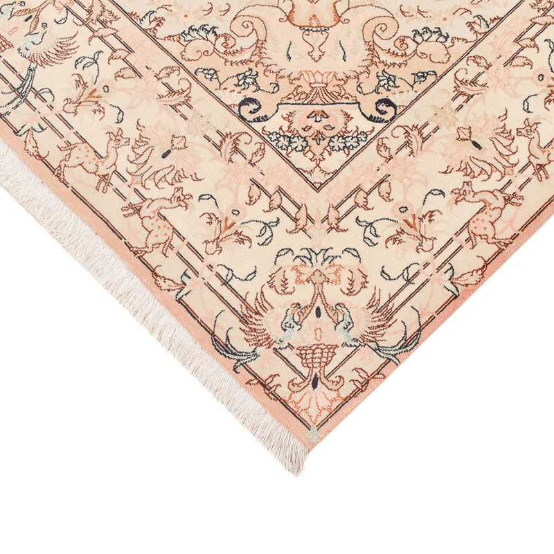Täbriz - 50 Raj Teppich 153x203cm - Perserteppich - caramel
