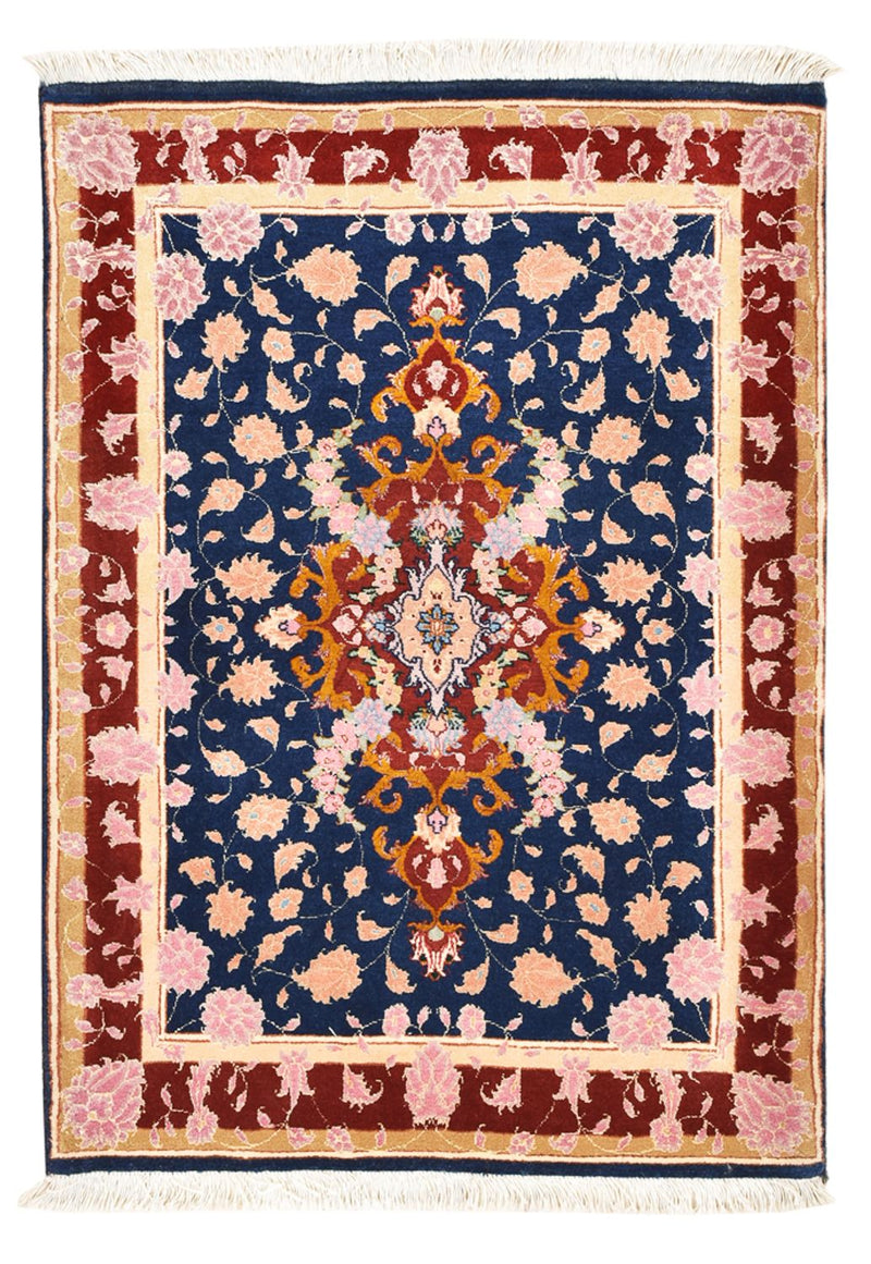 Täbriz - 50 Raj Teppich 68x98cm - Perserteppich - mehrfarbig