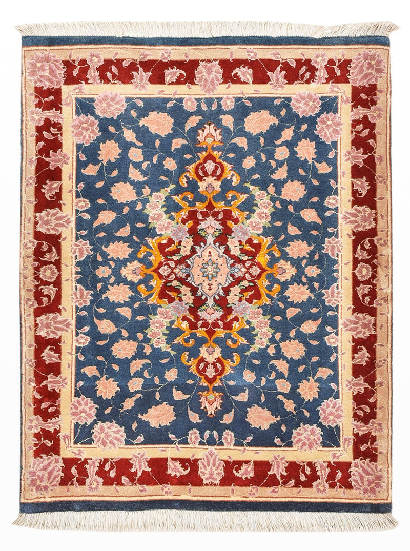 Täbriz - 50 Raj Teppich 68x88cm - Perserteppich - mehrfarbig