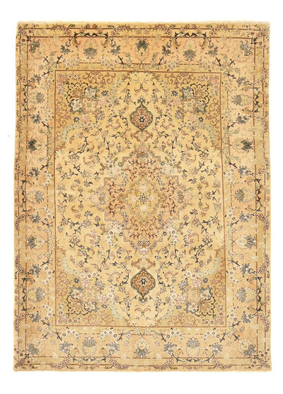 Täbriz - 50 Raj Teppich 148x198cm - Perserteppich - caramel