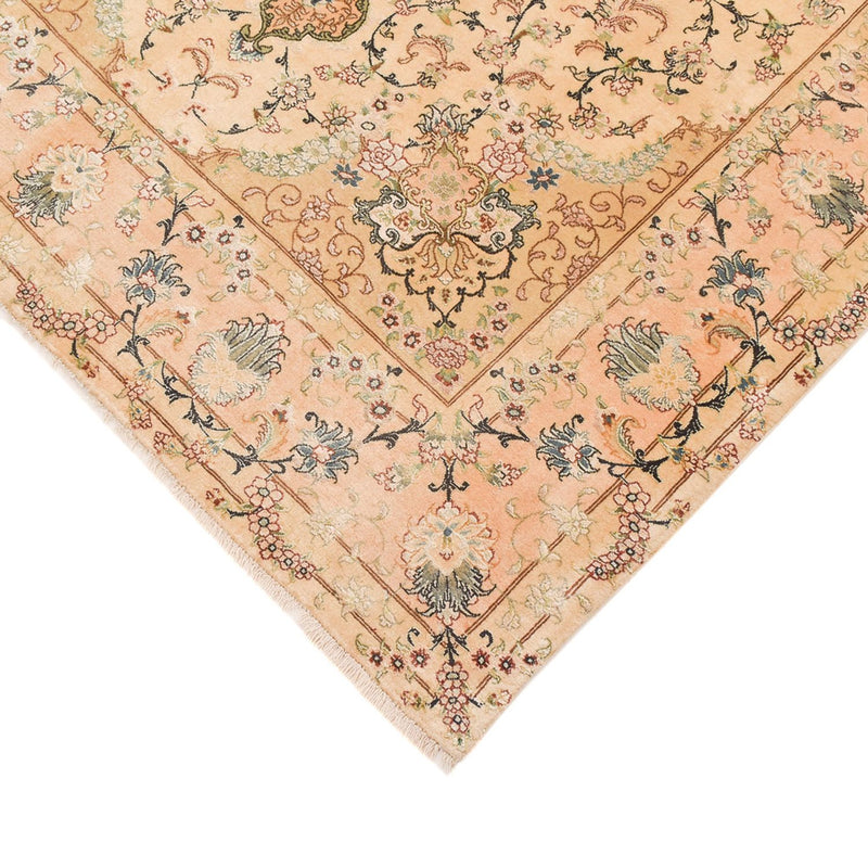Täbriz - 50 Raj Teppich 148x198cm - Perserteppich - caramel