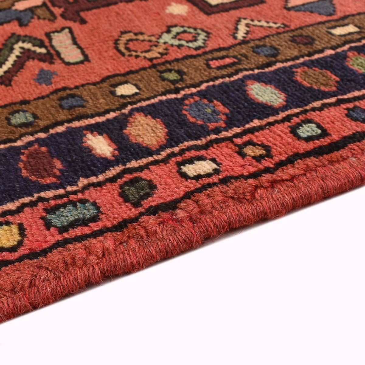 Qaraja Teppich 74x295cm - Perserteppich - rot