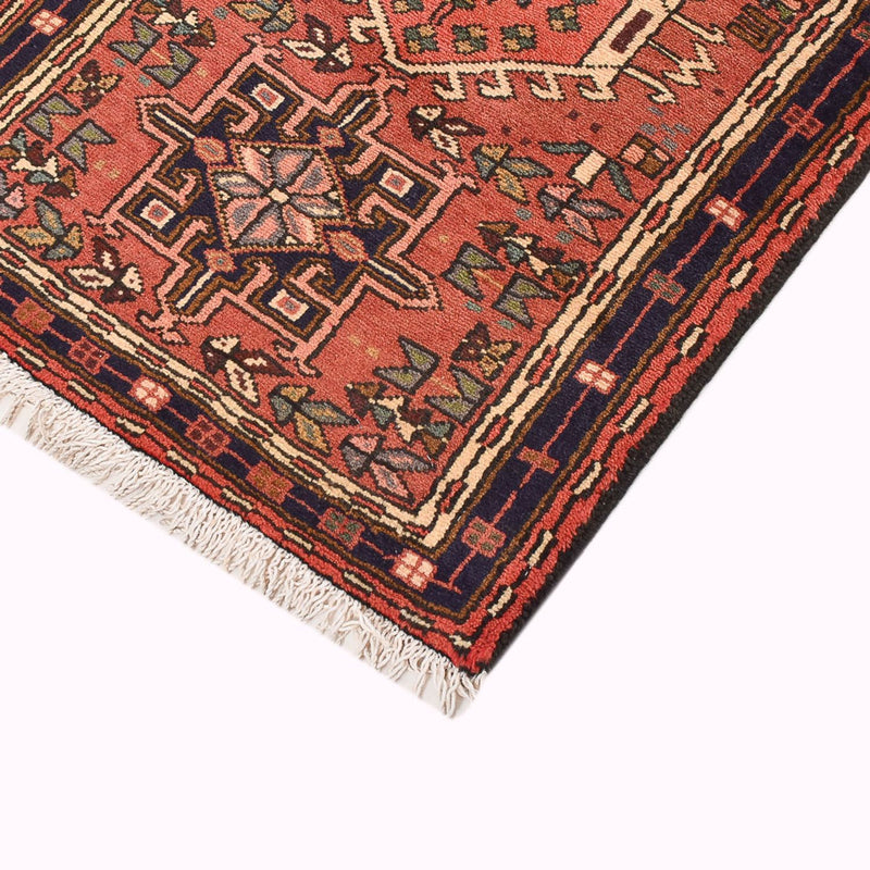 Qaraja Teppich 68x270cm - Perserteppich - hellrot