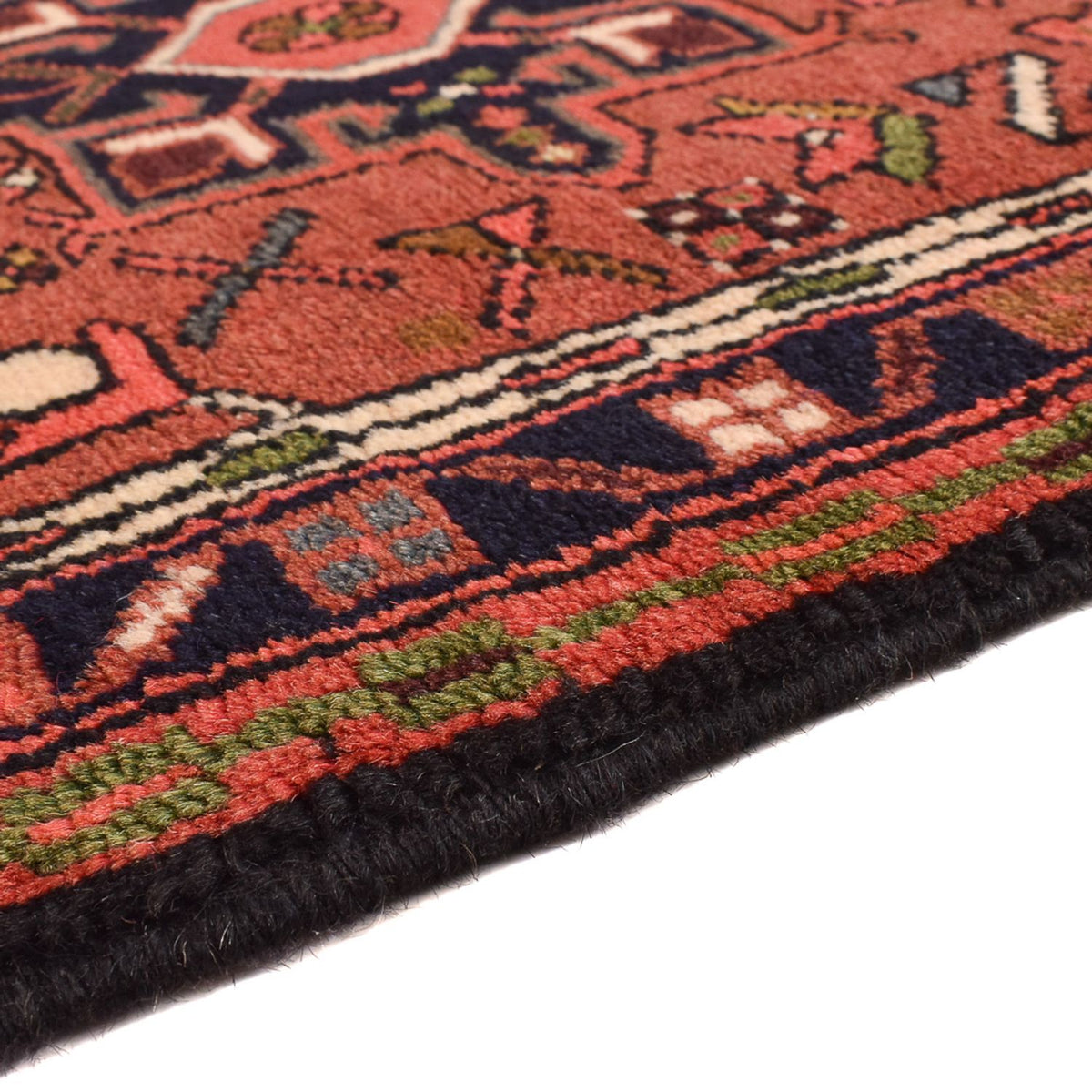 Qaraja Teppich 66x291cm - Perserteppich - hellrot