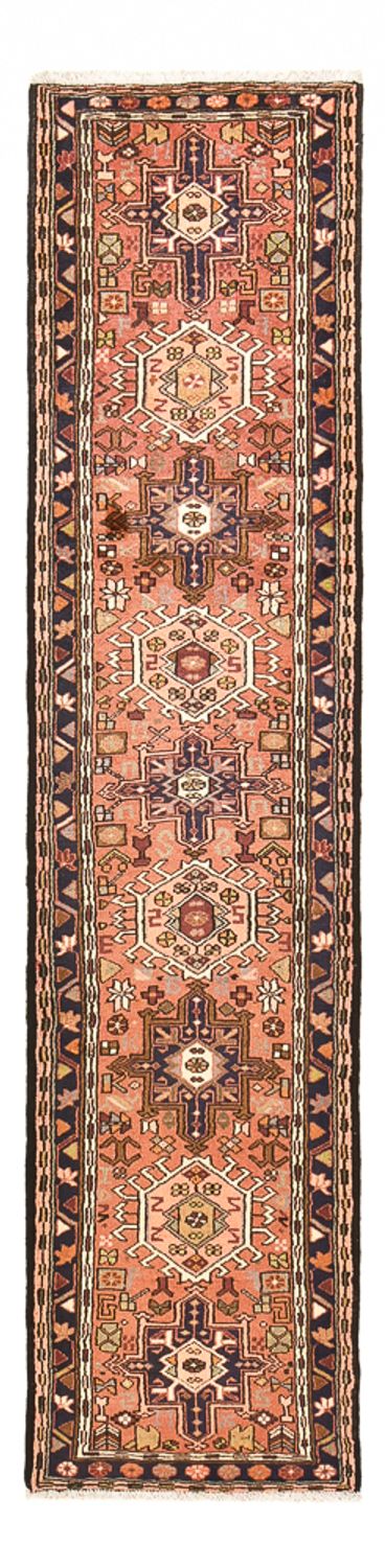 Qaraja Teppich 65x285cm - Perserteppich - hellrot