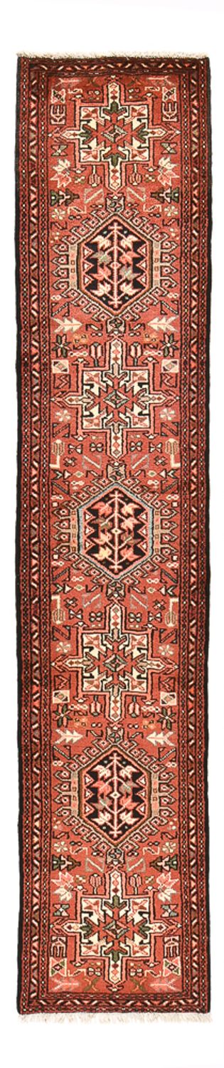 Qaraja Teppich 62x290cm - Perserteppich - hellrot