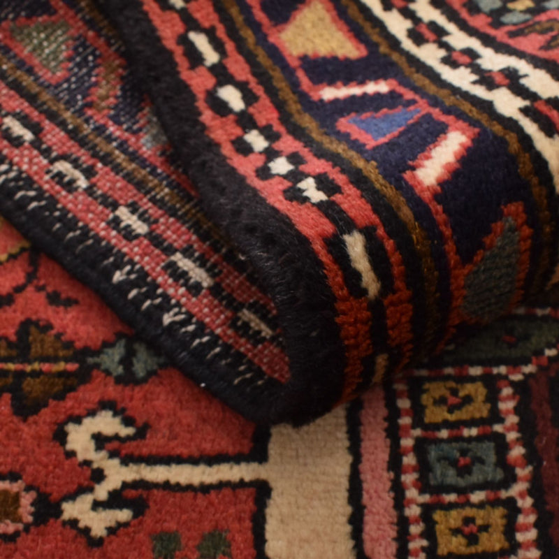 Qaraja Teppich 70x288cm - Perserteppich - hellrot