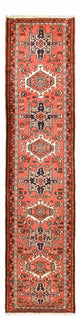 Qaraja Teppich 72x296cm - Perserteppich - hellrot