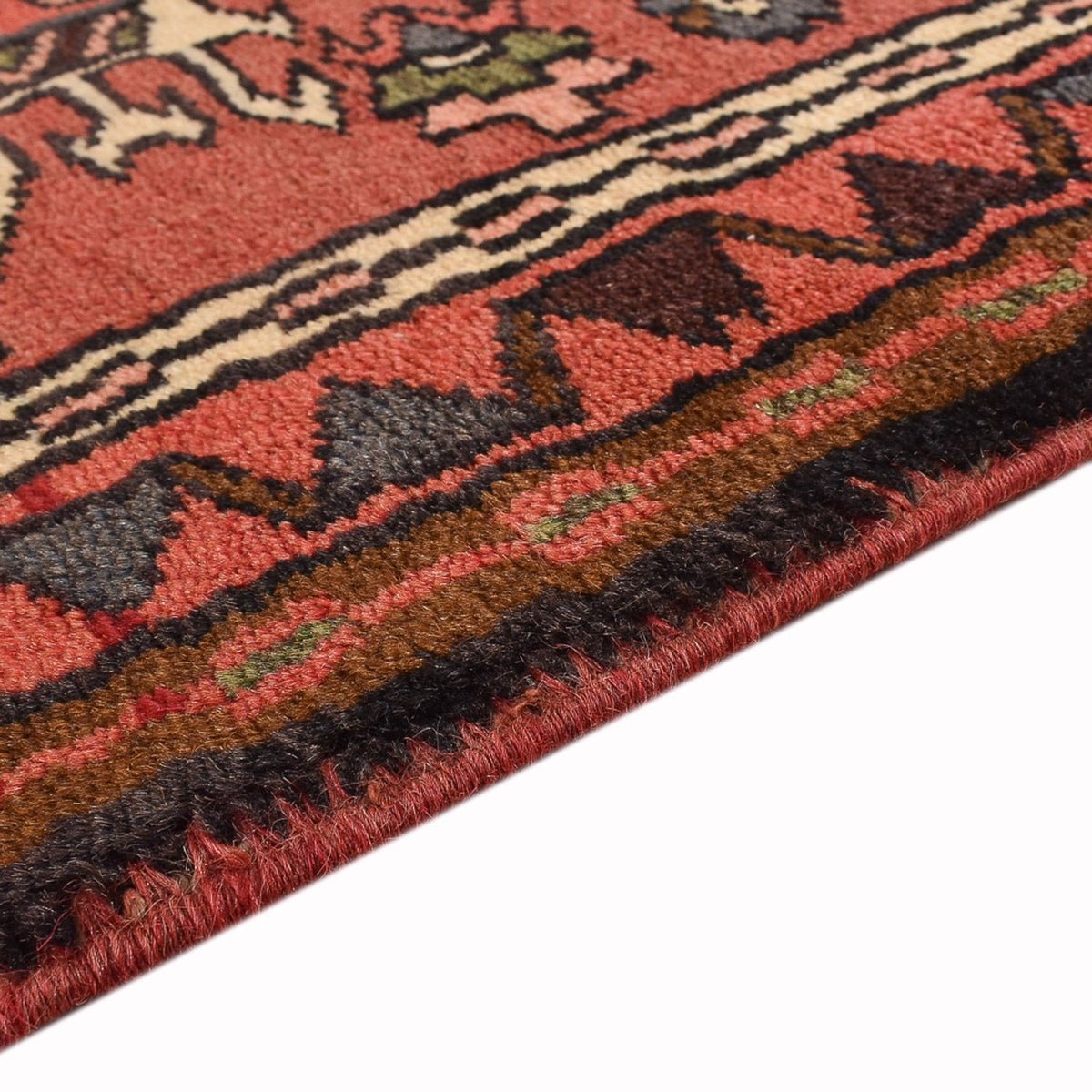 Qaraja Teppich 72x296cm - Perserteppich - hellrot
