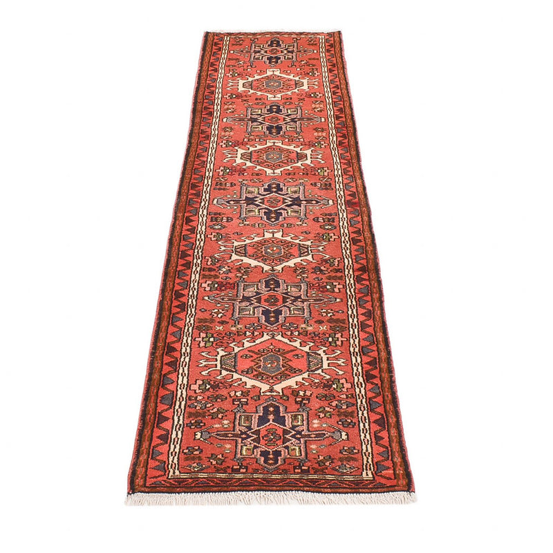 Qaraja Teppich 72x296cm - Perserteppich - hellrot