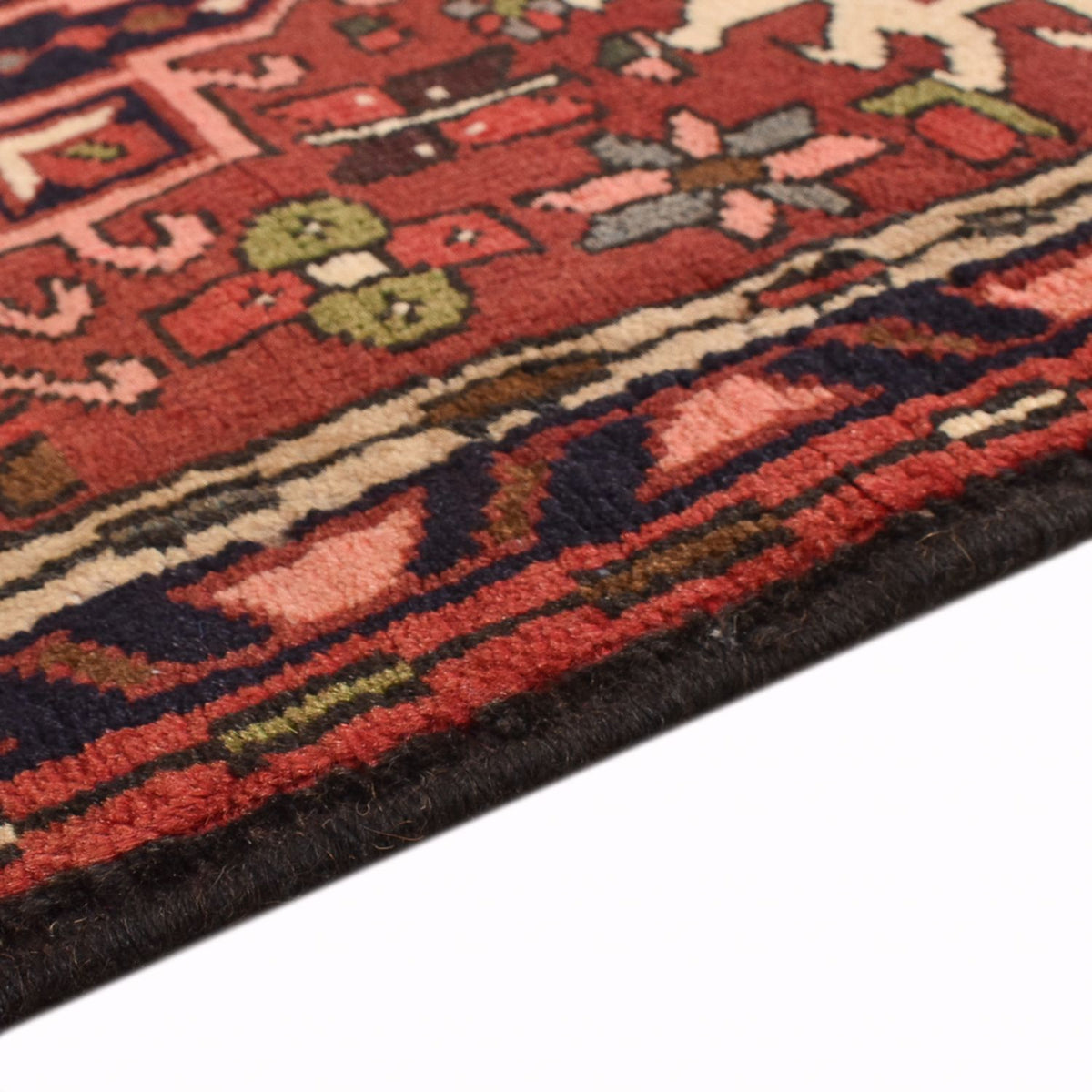 Qaraja Teppich 68x300cm - Perserteppich - rot
