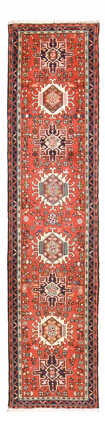 Qaraja Teppich 72x280cm - Perserteppich - rot