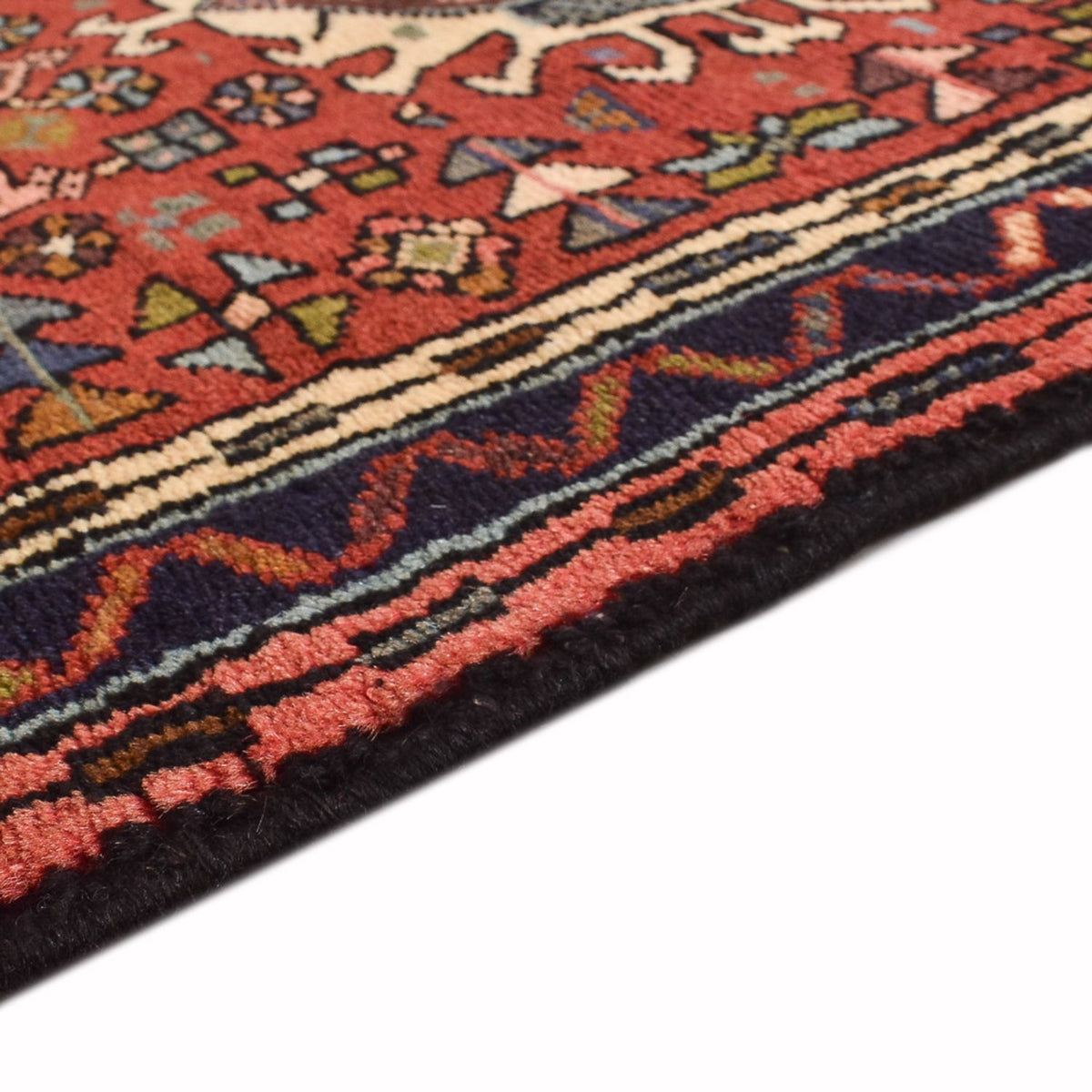 Qaraja Teppich 72x280cm - Perserteppich - rot