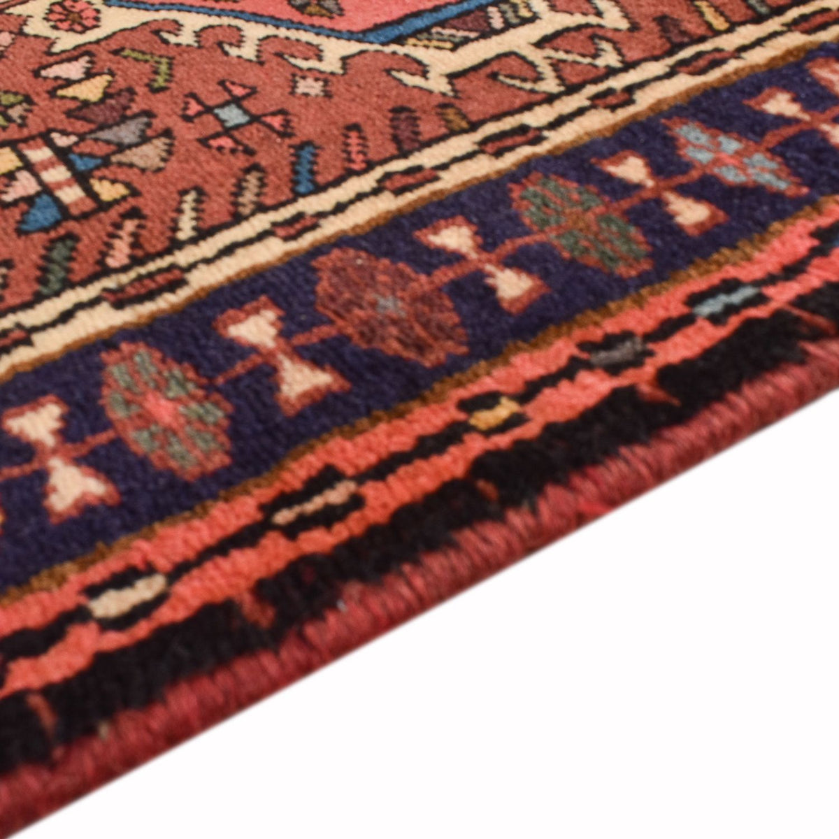 Qaraja Teppich 72x292cm - Perserteppich - hellrot
