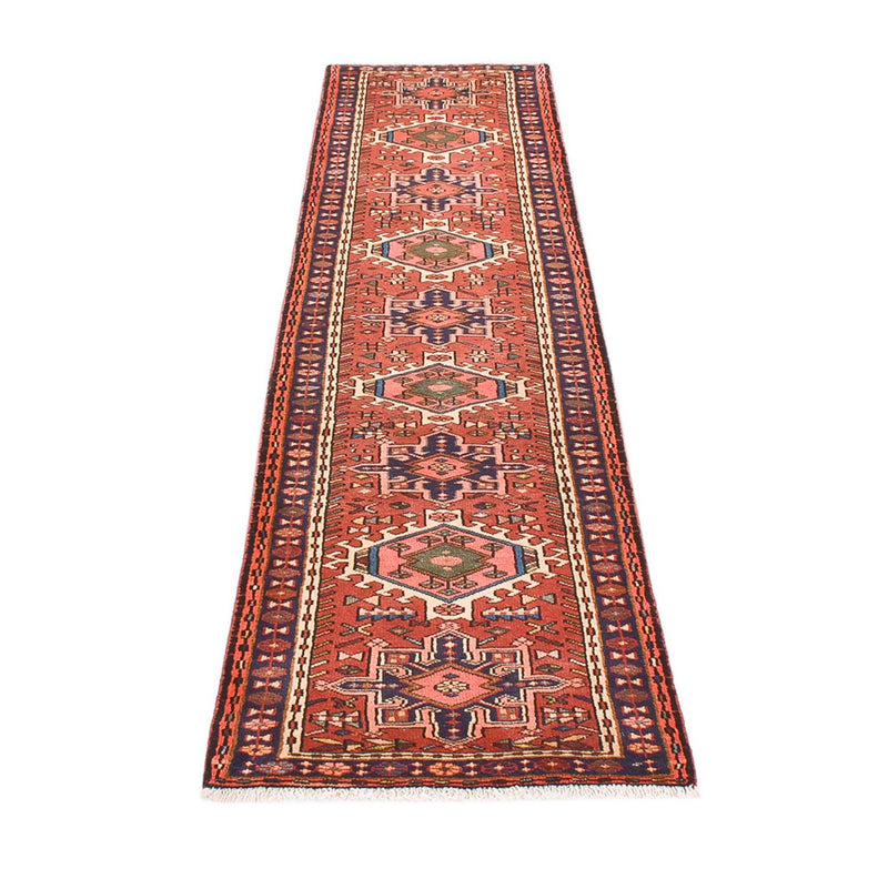 Qaraja Teppich 72x292cm - Perserteppich - hellrot