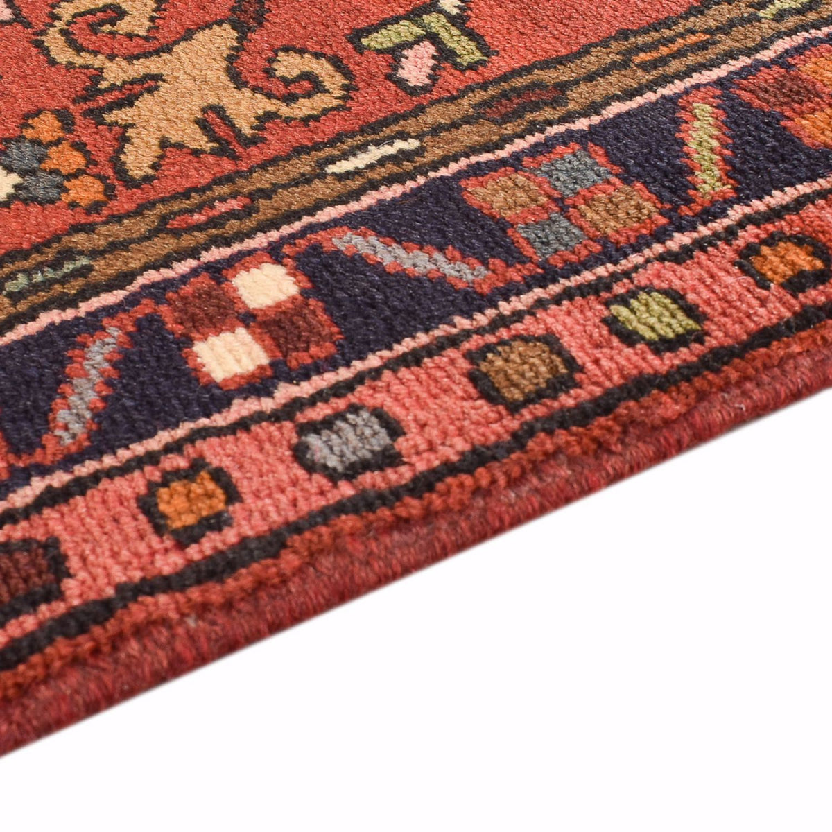 Qaraja Teppich 67x274cm - Perserteppich - rot