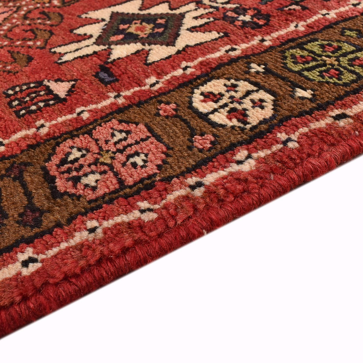 Qaraja Teppich 69x302cm - Perserteppich - rost