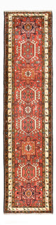 Qaraja Teppich 77x310cm - Perserteppich - rot