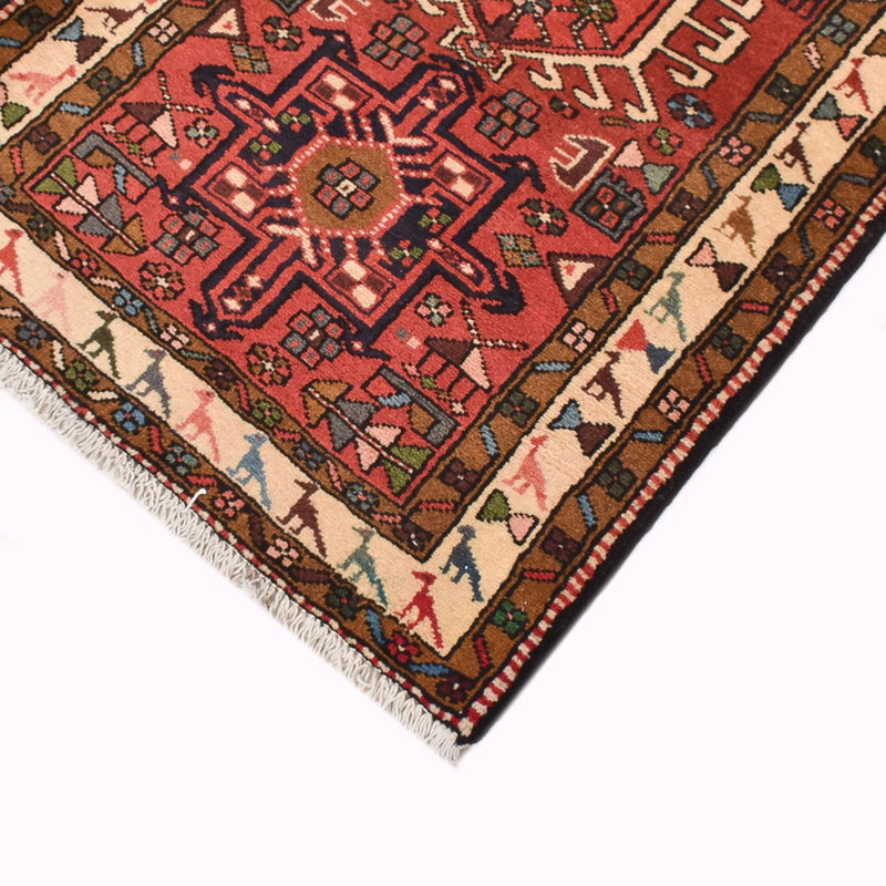 Qaraja Teppich 77x310cm - Perserteppich - rot