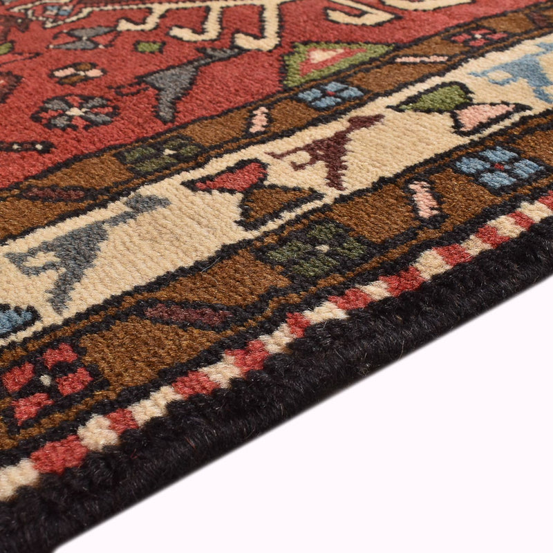 Qaraja Teppich 77x310cm - Perserteppich - rot