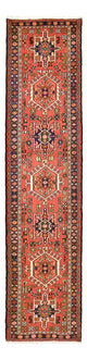 Qaraja Teppich 73x288cm - Perserteppich - hellrot