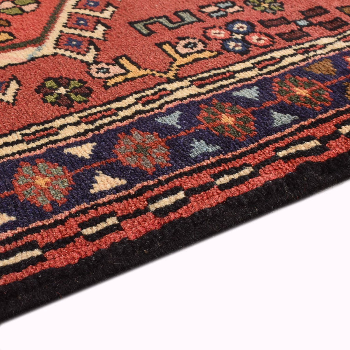 Qaraja Teppich 73x288cm - Perserteppich - hellrot