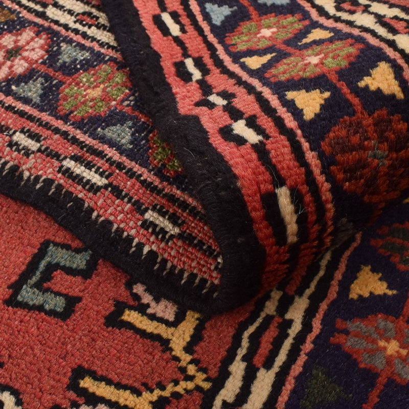 Qaraja Teppich 73x288cm - Perserteppich - hellrot