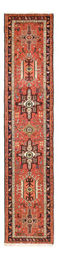 Qaraja Teppich 67x290cm - Perserteppich - hellrot