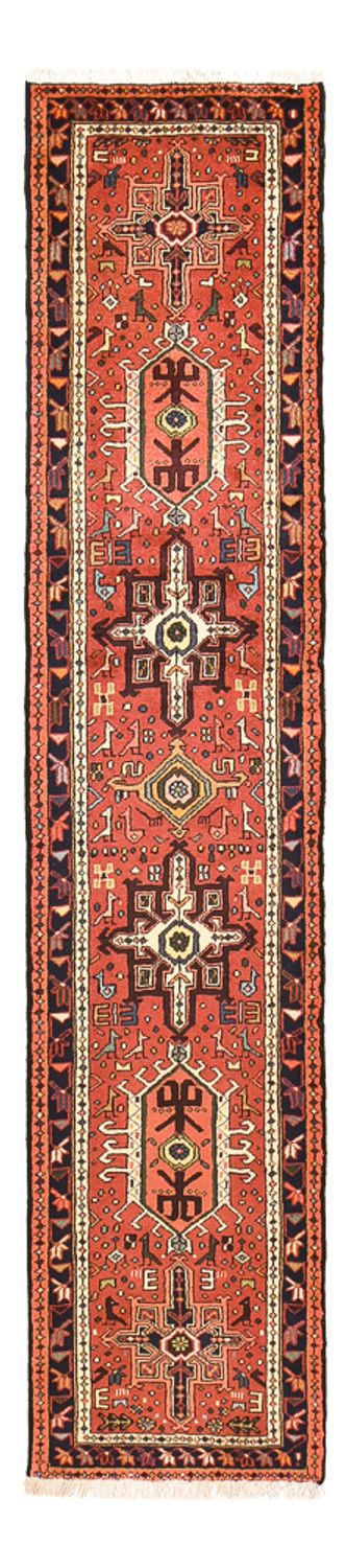 Qaraja Teppich 67x290cm - Perserteppich - hellrot