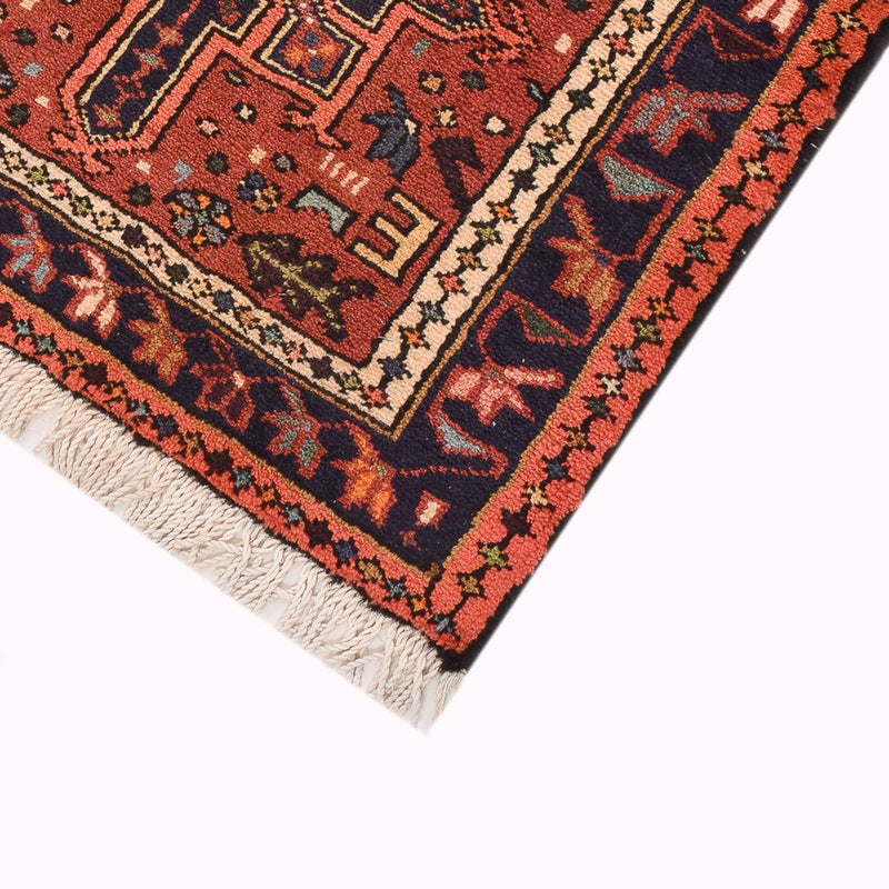 Qaraja Teppich 67x290cm - Perserteppich - hellrot