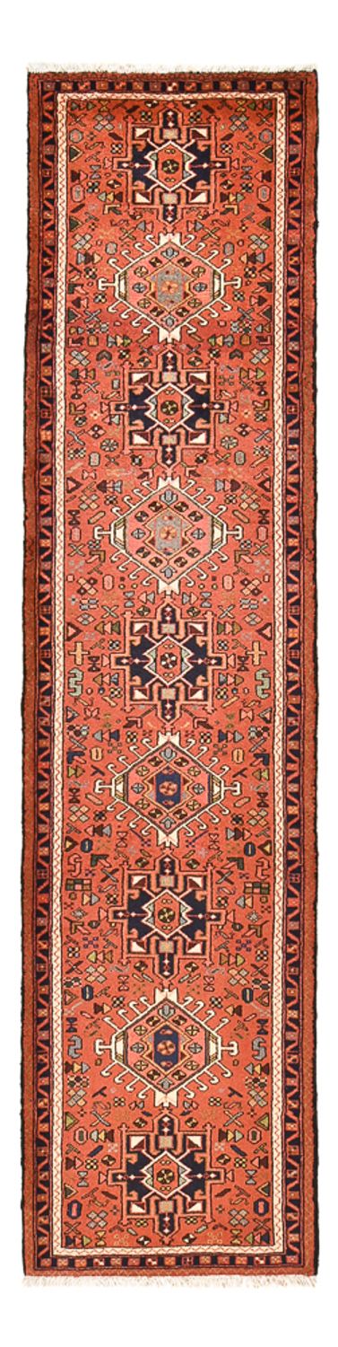 Qaraja Teppich 75x302cm - Perserteppich - hellrot