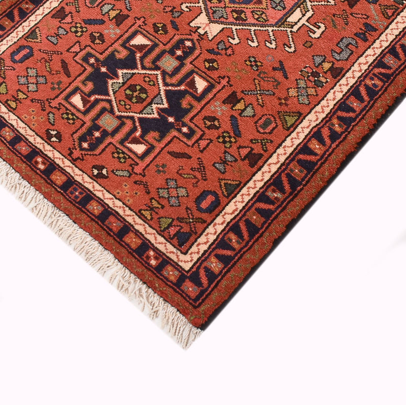 Qaraja Teppich 75x302cm - Perserteppich - hellrot