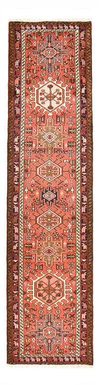 Qaraja Teppich 73x290cm - Perserteppich - hellrot – product image