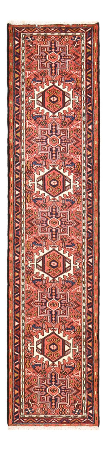 Qaraja Teppich 68x290cm - Perserteppich - hellrot