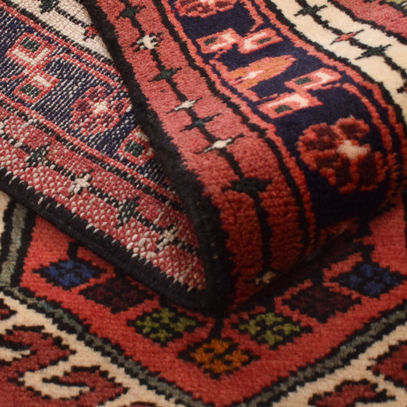 Qaraja Teppich 70x297cm - Perserteppich - hellrot