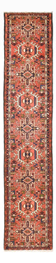 Qaraja Teppich 68x305cm - Perserteppich - hellrot