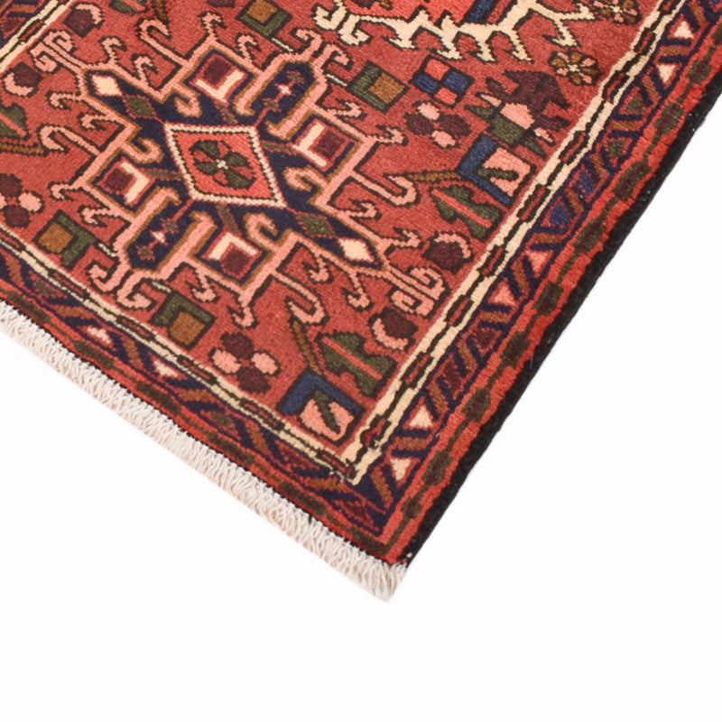 Qaraja Teppich 68x305cm - Perserteppich - hellrot