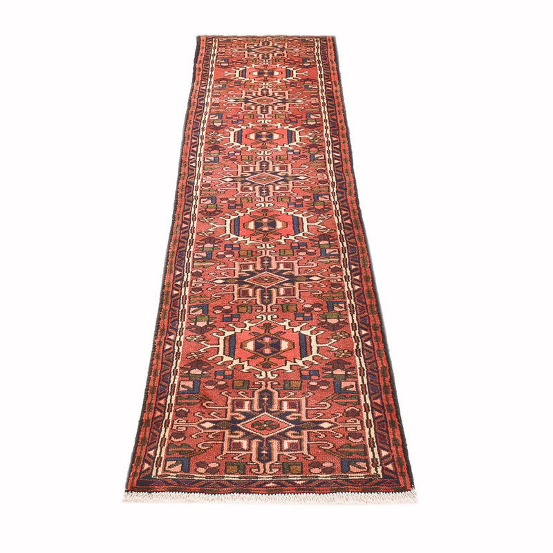 Qaraja Teppich 68x305cm - Perserteppich - hellrot