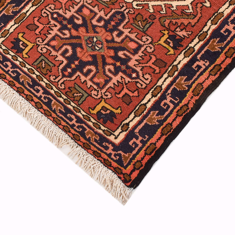 Qaraja Teppich 73x282cm - Perserteppich - hellrot