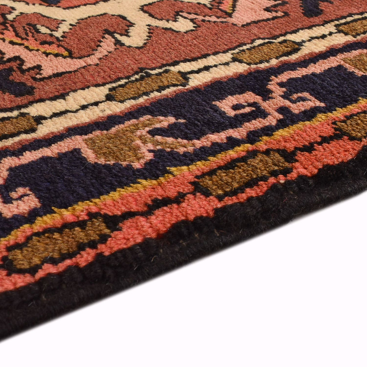 Qaraja Teppich 73x282cm - Perserteppich - hellrot