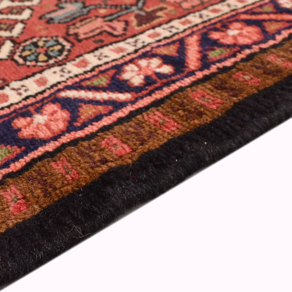 Qaraja Teppich 72x288cm - Perserteppich - hellrot