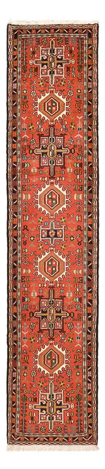 Qaraja Teppich 68x290cm - Perserteppich - hellrot