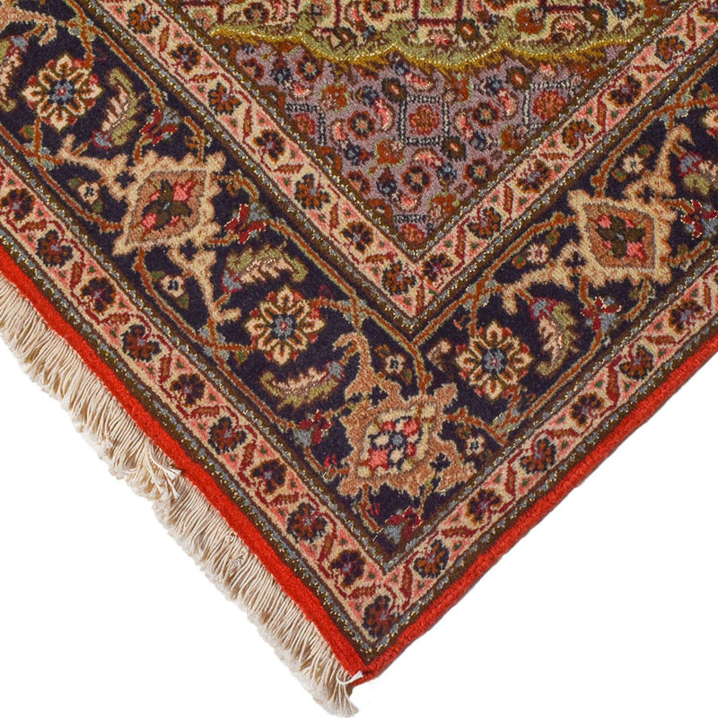 Täbriz - 40 Raj Teppich 154x200cm - Perserteppich - rot