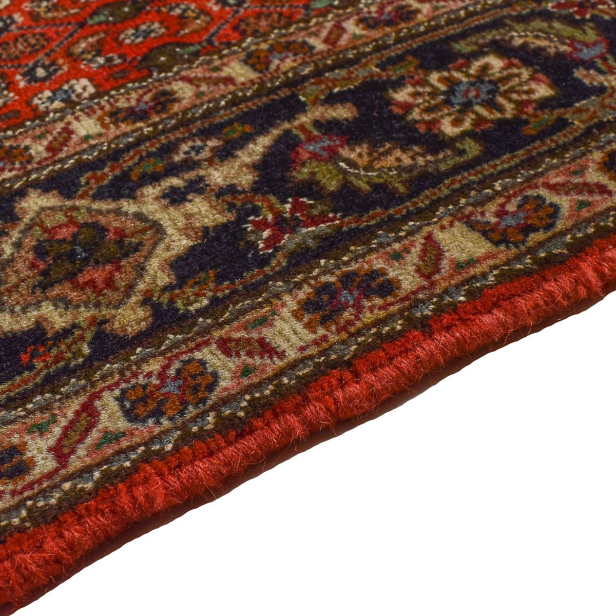 Täbriz - 40 Raj Teppich 154x200cm - Perserteppich - rot