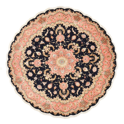 Täbriz - 60 Raj Teppich 150x150cm - Perserteppich - mehrfarbig