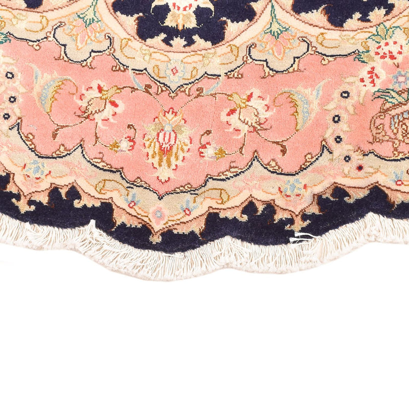 Täbriz - 60 Raj Teppich 150x150cm - Perserteppich - mehrfarbig
