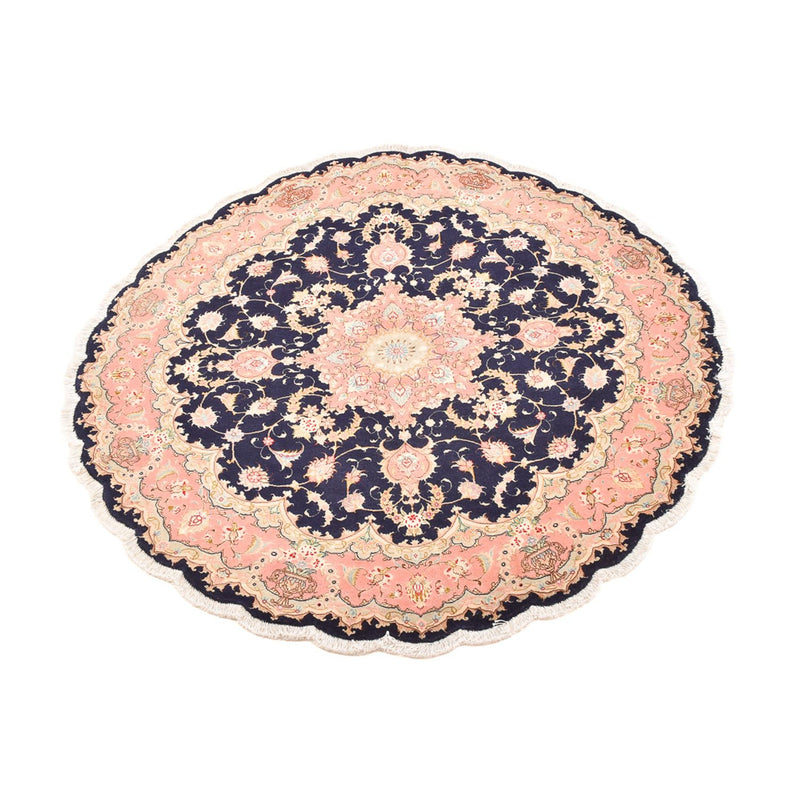 Täbriz - 60 Raj Teppich 150x150cm - Perserteppich - mehrfarbig