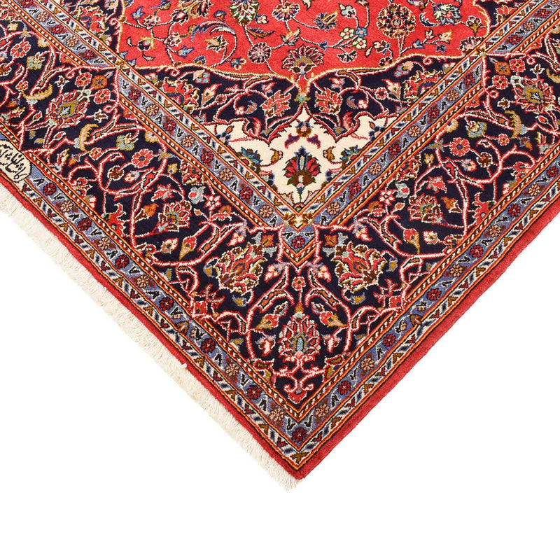 Keshan Teppich 142x228cm - Perserteppich - rot