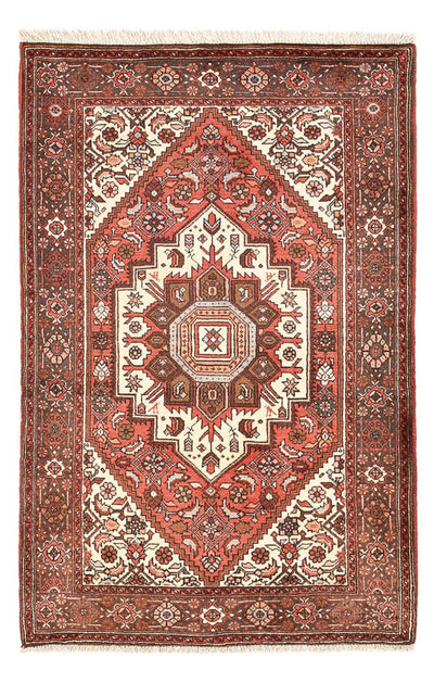 Bidjar - Zanjan Teppich 86x138cm - Perserteppich - hellrot